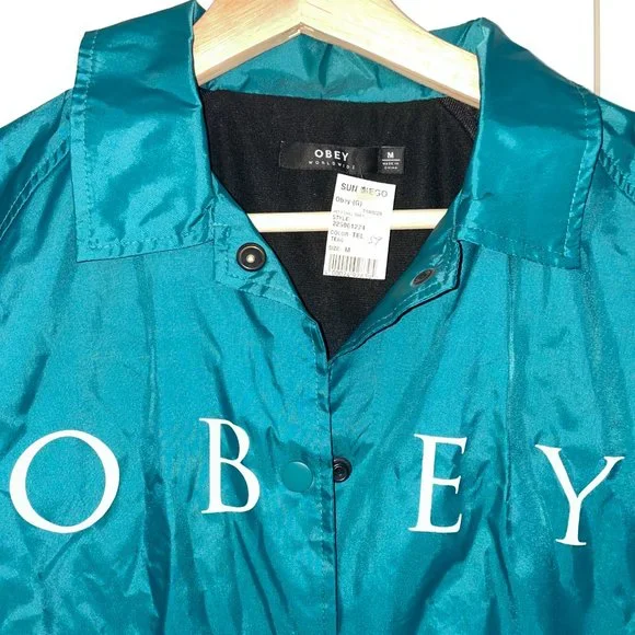 OBEY windbreaker jacket (brand new with tags)